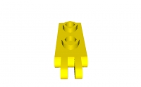Scharnier 1 x 2 mit 2 Finger und hohlen Noppen (4276b)