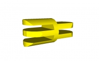 Lego Armteil mit 2 und 3 Finger (3612)