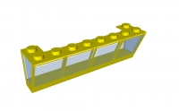 Lego Bootsfenster 2 x 8 x 2 (2634)