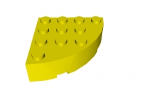 Lego Viertelkreis 4 x 4 x 1 (2577)