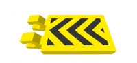 Lego Fliese 2 x 3 mit 2 Clips bedruckt (30350p01)