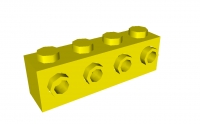 Lego Stein 1 x 4 mit seitl. Noppen (30414)