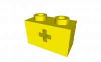 Lego Technik Lockstein 1 x 2 mit Kreuzloch (32064a)