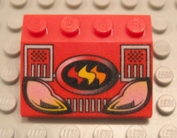 Lego Schrägstein 3 x 4 bedruckt (3297px19)