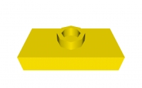 Lego Platte 1 x 2 mit einem Noppen (3794)