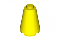 Lego Kegel 2 x 2 x 2 mit geschlossenem Noppen (3942a)