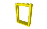 Lego Türrahmen 2 x 6 x 7 (4071)