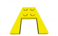 Lego Diagonalplatte 4 x 4  (43719)