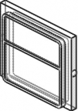 Lego Zugfenster 1 x 4 x 3 (4033a)