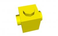 Lego Stein 1 x 1 mit 2 seitl. Noppen (47905)
