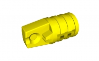 Lego Scharnierarm mit 1 Finger und Achsloch (481)