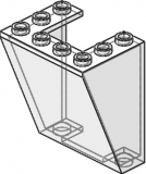 Lego Windschutzscheibe 3 x 4 x 4 Invers (4872)