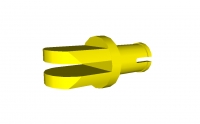 Lego Armteil mit Pin und 2 Finger (6048)