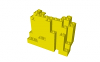 Lego Paneele 4 x 10 x 6 Felsen (6082)