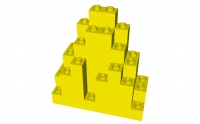 Lego Paneele 3 x 8 x 7 Felsen (6083)