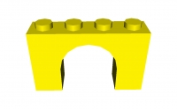 Lego Bogen 1 x 4 x 2 (6182)