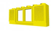 Lego Fenster 1 x 6 x 2 (646cc01)
