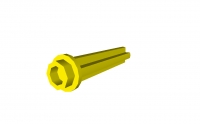 Lego Technik Kreuzachse 3 mit Noppe (6587)