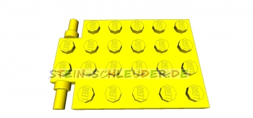 Lego Falltür-Platte mit Pins 4 x 6 (92099)