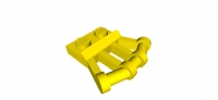 Lego Platte 1 x 2 mit 3 Griffen (92692)