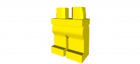 Lego Minifigur Hüfte mit weißen Beinen (970c01)