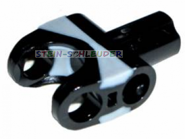 Bionicle Verbinder 2 x 3 mit neu-hellgrauem Gummi (x1192px1)