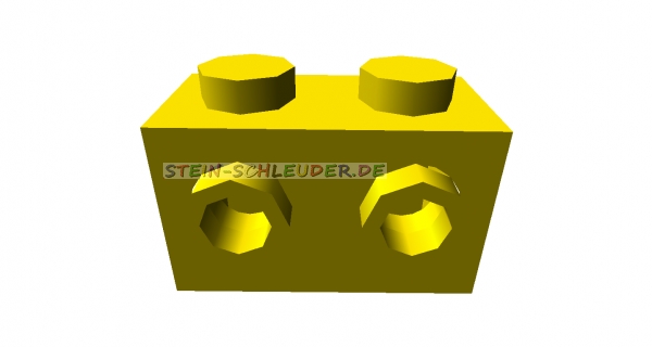 Lego  Stein  1 x 2 mit  2 Noppen an einer Seite (11211)