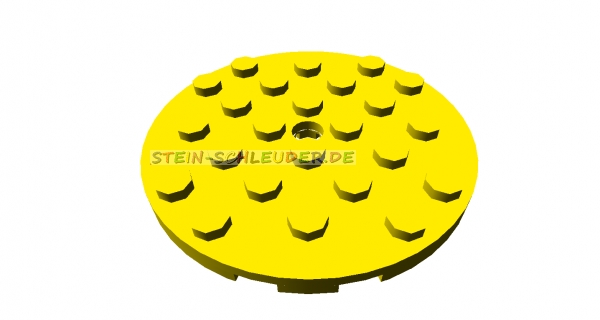 Lego Platte Rund 6 x 6 mit Loch (11213)