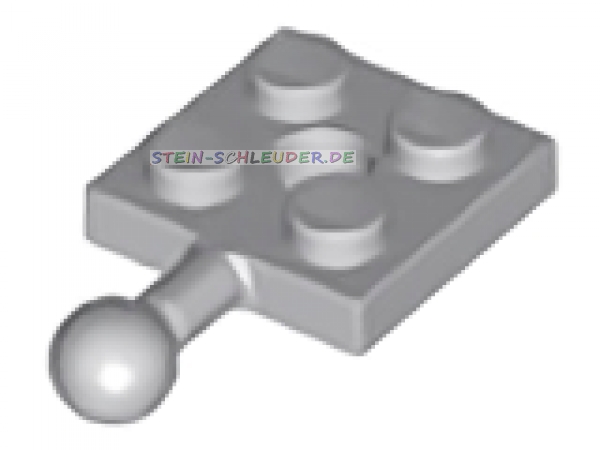 Platte 2 x 2 mit Loch und Kugelgelenk (15456)