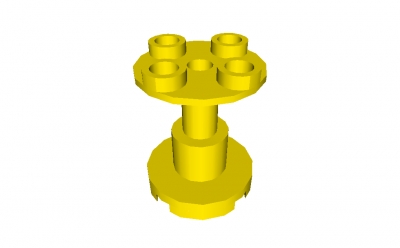 Lego Stein 2 x 2 x 2 Rund Space Stand (3940)