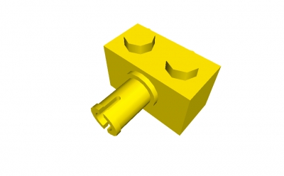 Lego Stein 1 x 2 mit Pin (2458)
