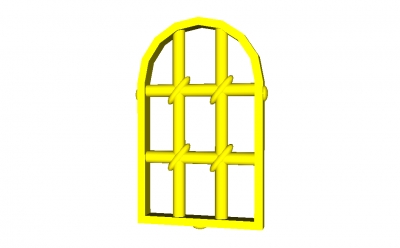 Lego Gitterfenster-Einsatz 1 x 2 x 2 & 2/3 (30045)