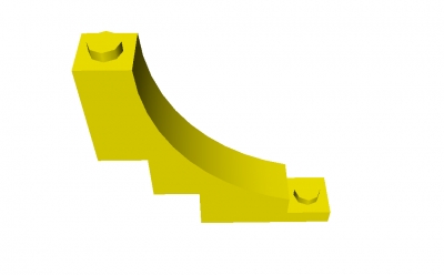 Lego Bogen 1 x 5 x 4 invers (30099)