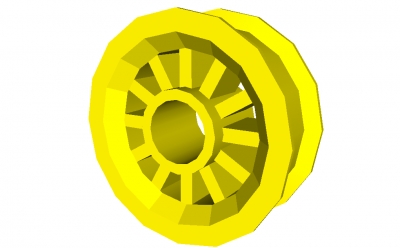 Lego Speichefelge 17 x 6 (30155)