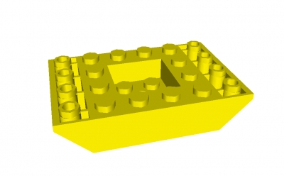 Lego Schrägstein 6 x 4 invers (30183)