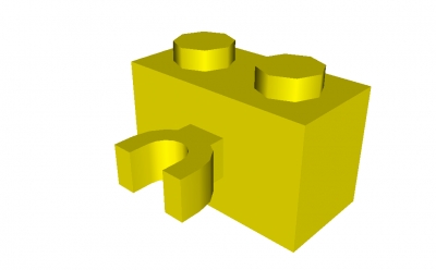 Lego Stein 1 x 2 mit Clip (30237)