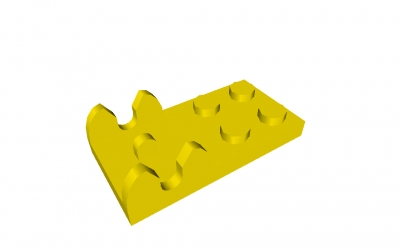 Lego Scharnierplatte 2 x 4 (3597)