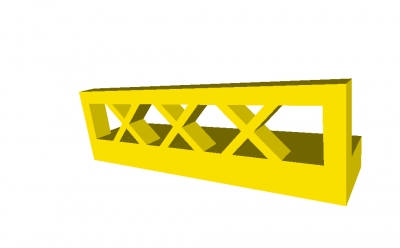 Lego Zaun 1 x 4 x 1 (3633)