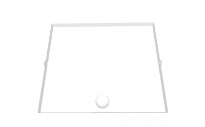 Lego Glas mit Kreis für Fenster 1 x 4 x 3 (3855a)