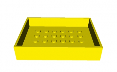 Lego Ladefläche / Container 6 x 8 x 1 & 1/3 (4082)