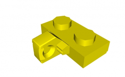 Lego Scharnier Platte 1 x 2 mit 1 Finger (44567)