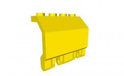 Lego Scharnierpaneele 2 x 4 x 3 & 1/3 (44572)