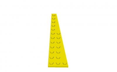 Lego Diagonalplatte 3 x 12 rechts (47398)