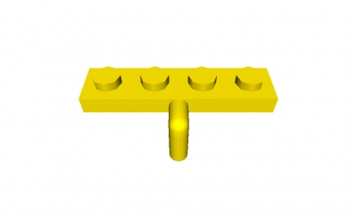 Lego Platte 1 x 4 mit Haken (30043)