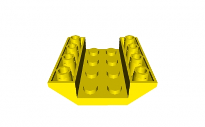 Lego Schrägstein 4 x 4 invers (4854)