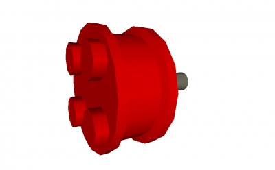 Lego Felge mit Metallstift (7039)