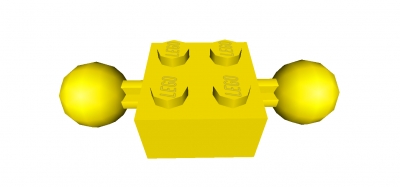 Lego  Stein  2 x 2 mit  2 Kugelgelenken (57908)