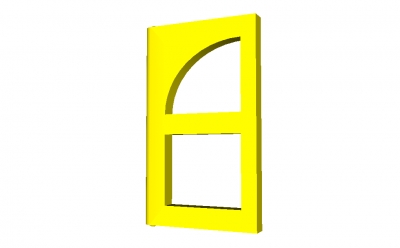 Lego Fensterladen 1 x 3 x 4 (601)