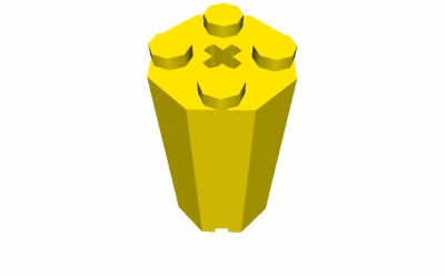 Lego Stein 2 x 2 x 3 & 1/3 Achteck (6037)