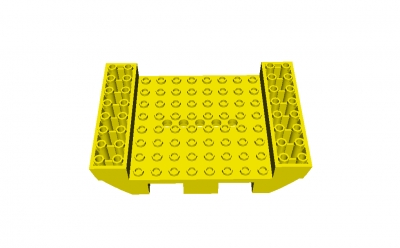 Lego Schiffsrumpfsegment 8 x 12 (6054)